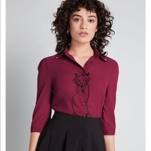 Stating the Fox Button-Up Shirt
